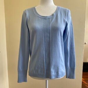 Talbots Light Blue Scoop Neck Sweater